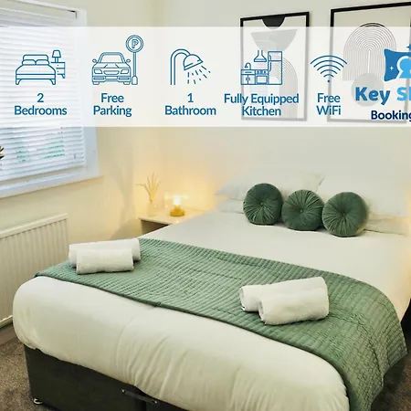 Free Parking 2 Bed With Garden, Fibre Wi-Fi & Netflix Villa Taunton Exterior photo